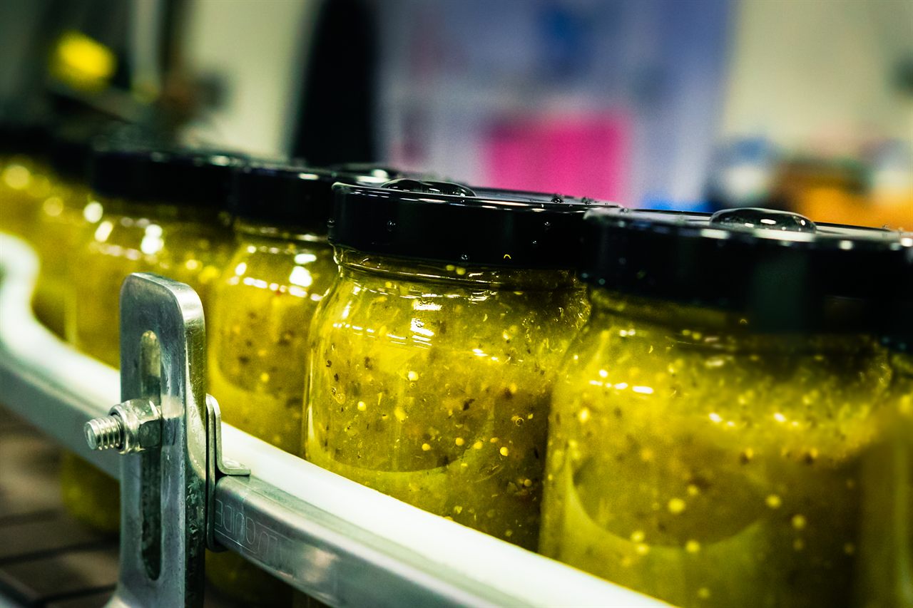 Salsa on the production line